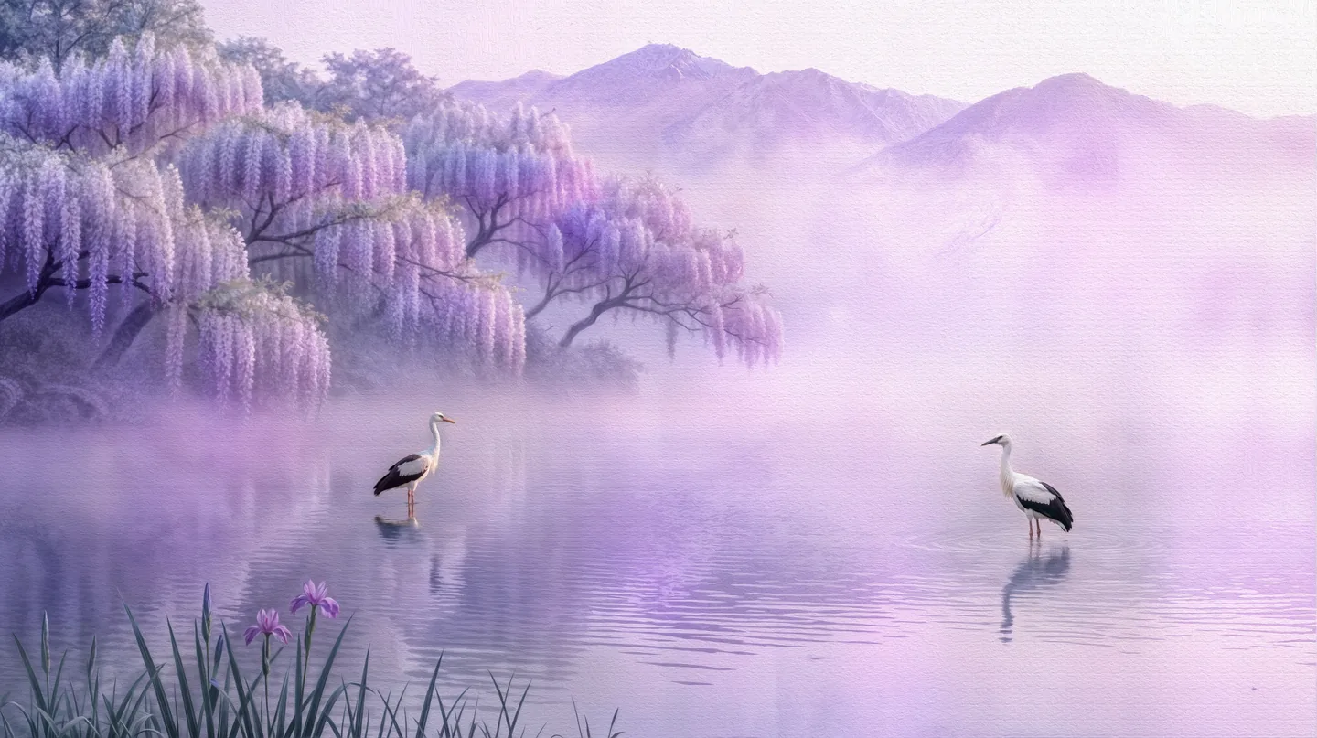 Lilac lake — design 2