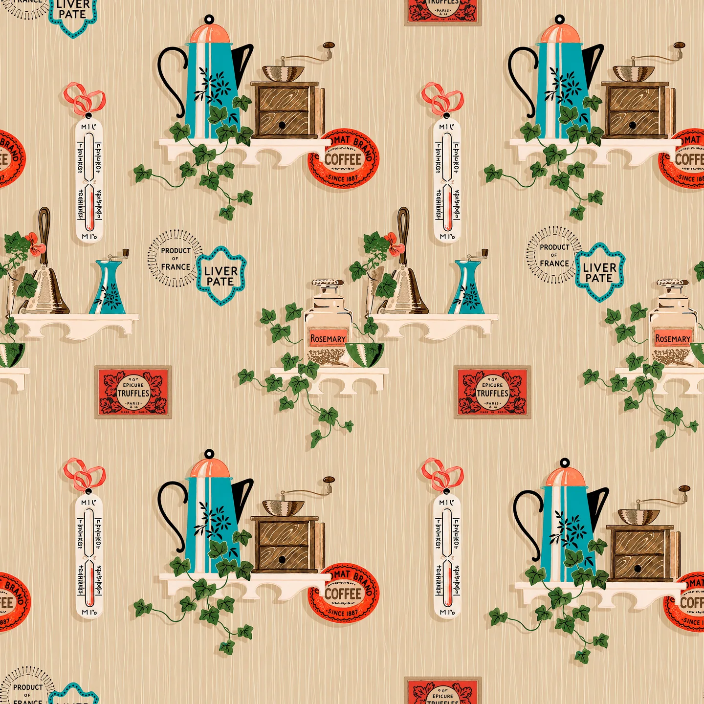 Vintage pantry — project material 2