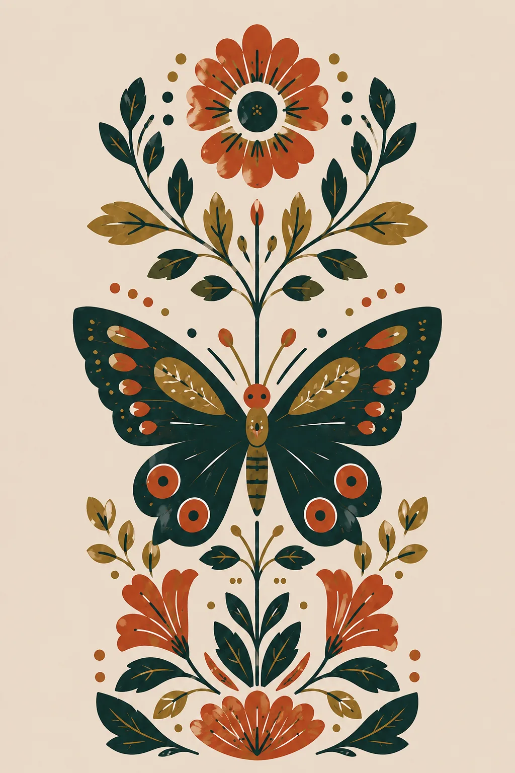 Folk garden — design 2