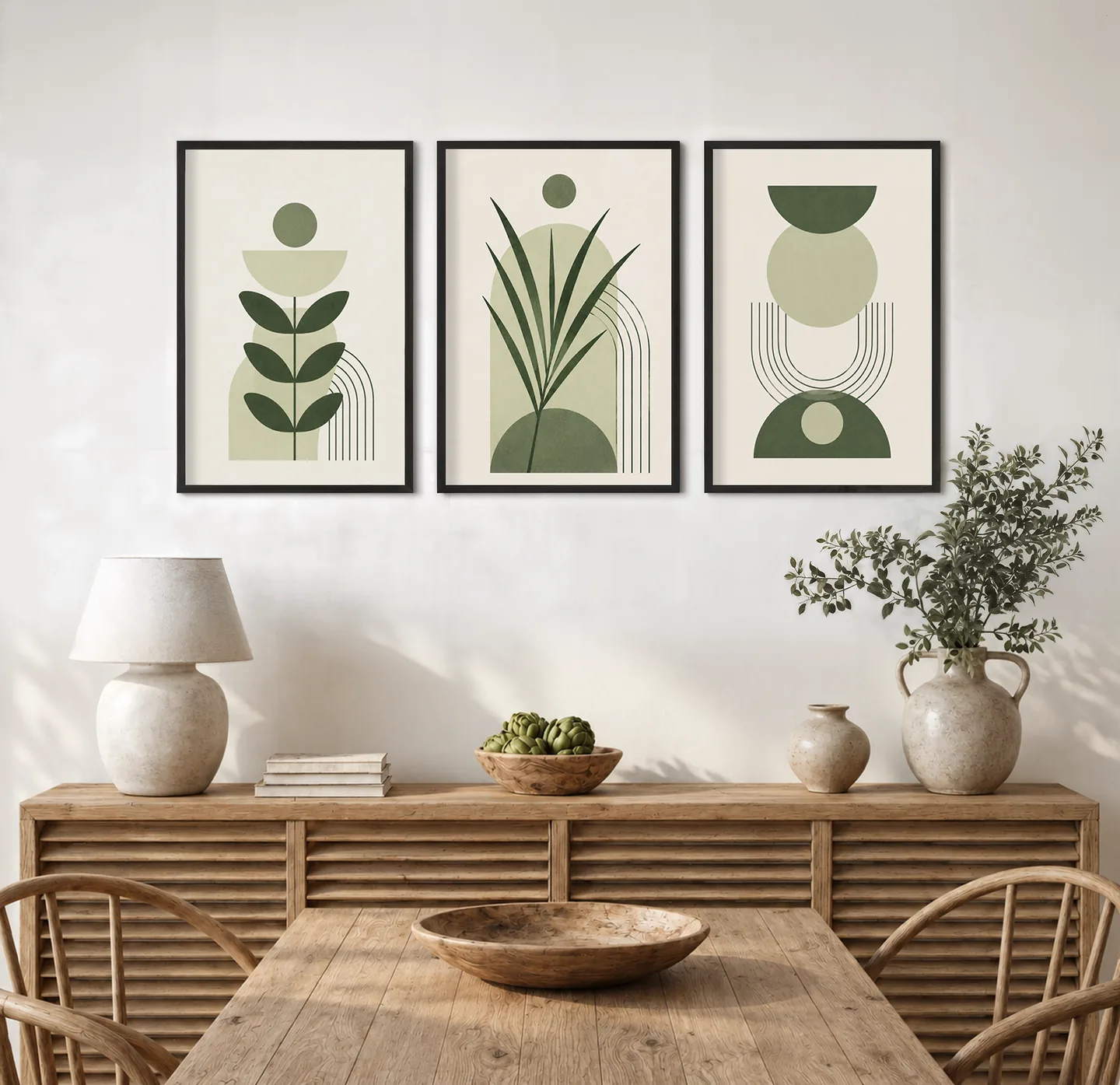 Olive botanicals — interior mockup