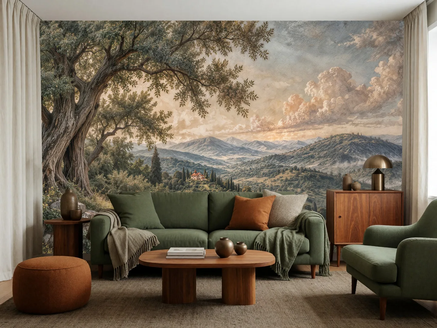 Mountain valley — interior mockup