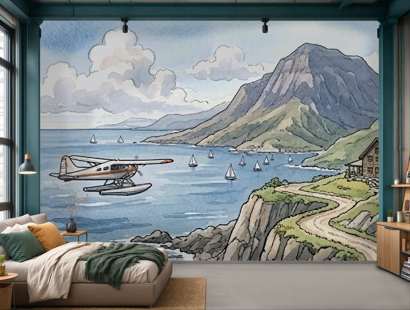 Coastal flight — mockup 3