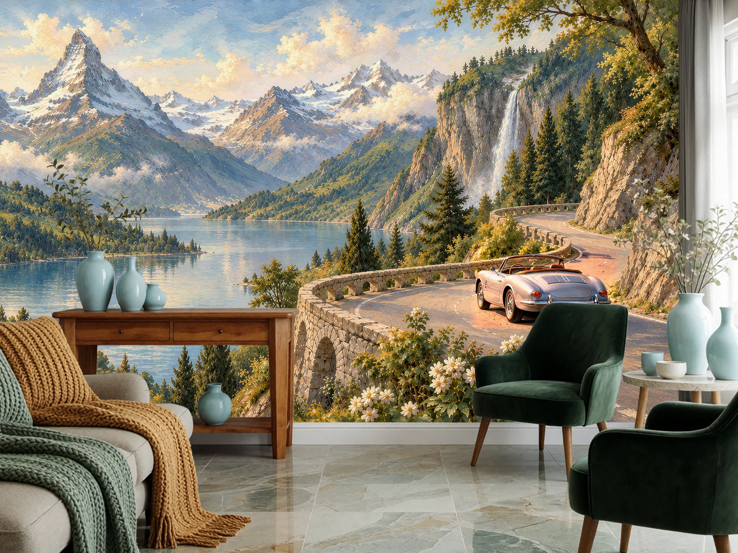 Alpine lake drive — mockup 3