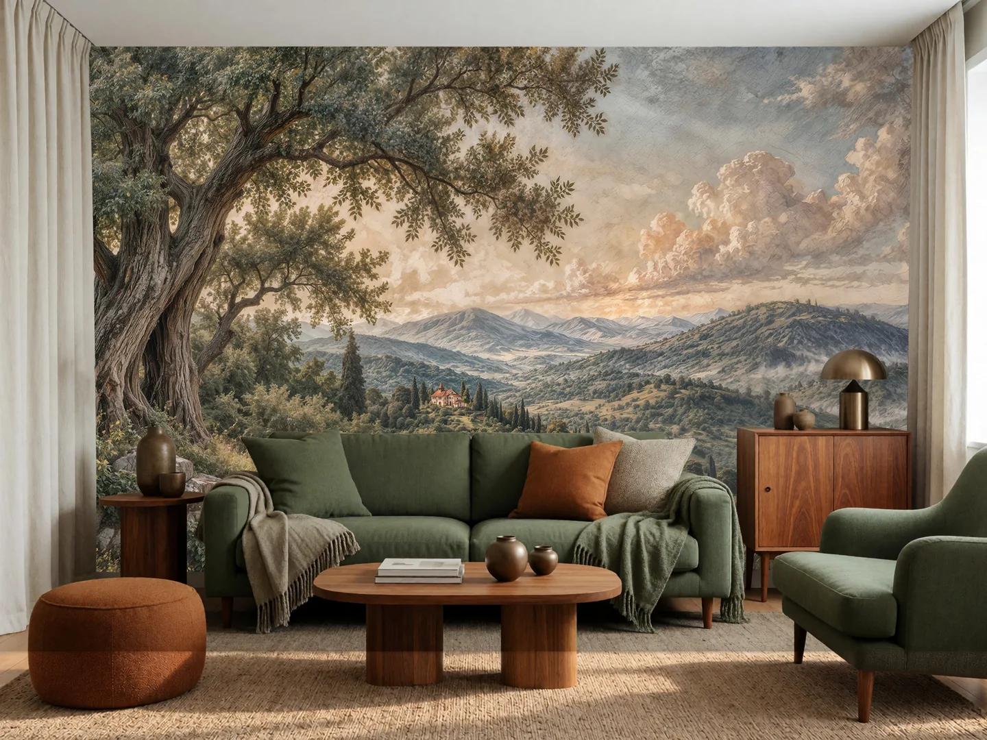 Mountain valley — interior mockup