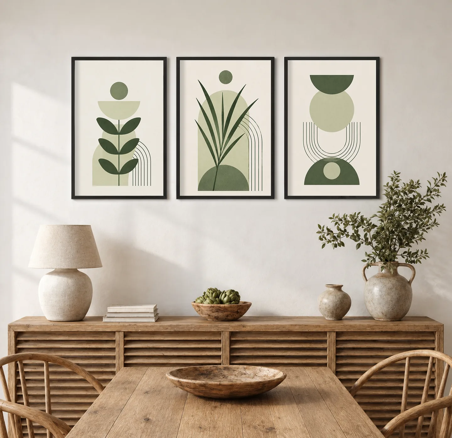 Olive botanicals — interior mockup