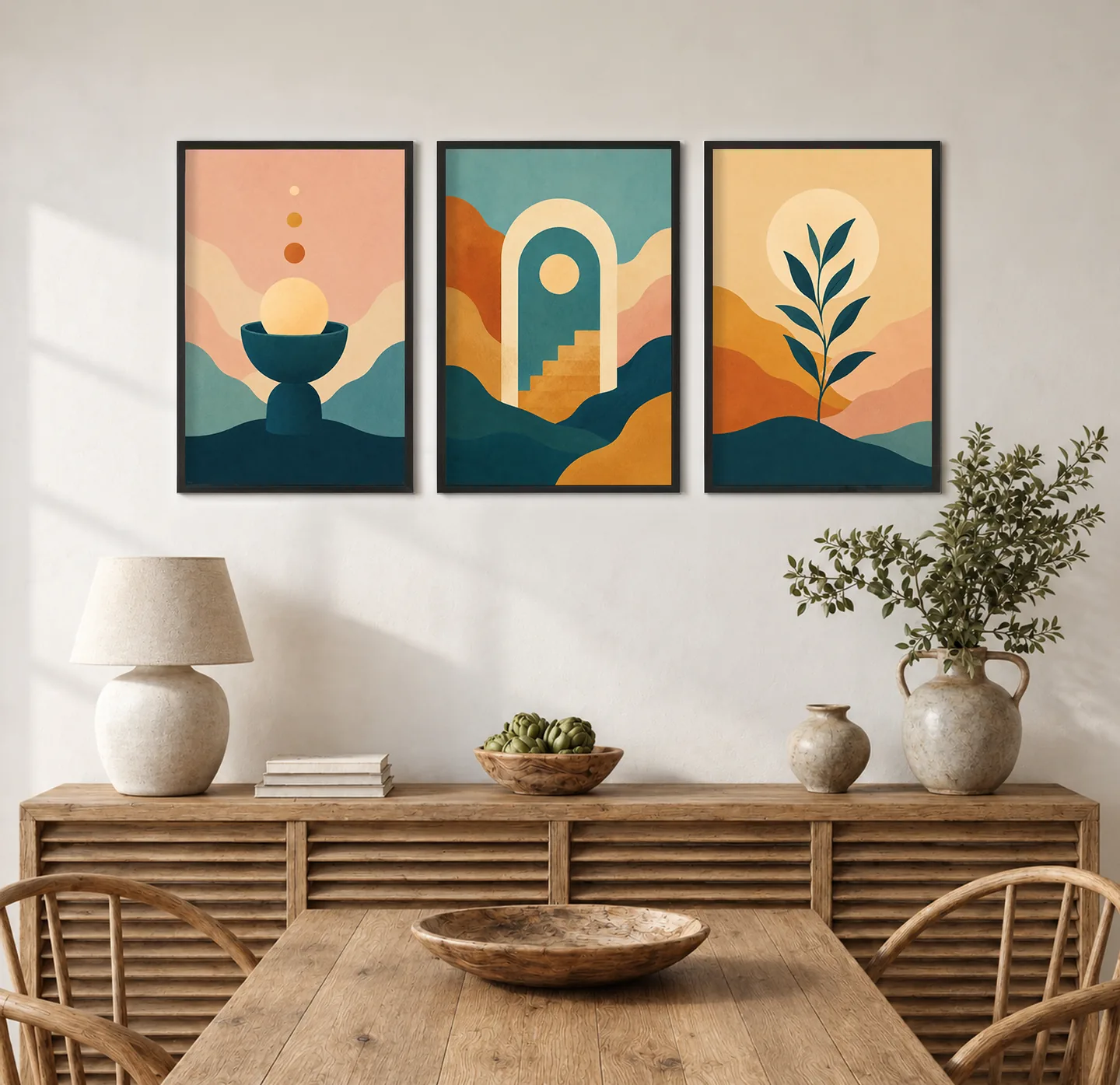Sun & arches — mockup 1