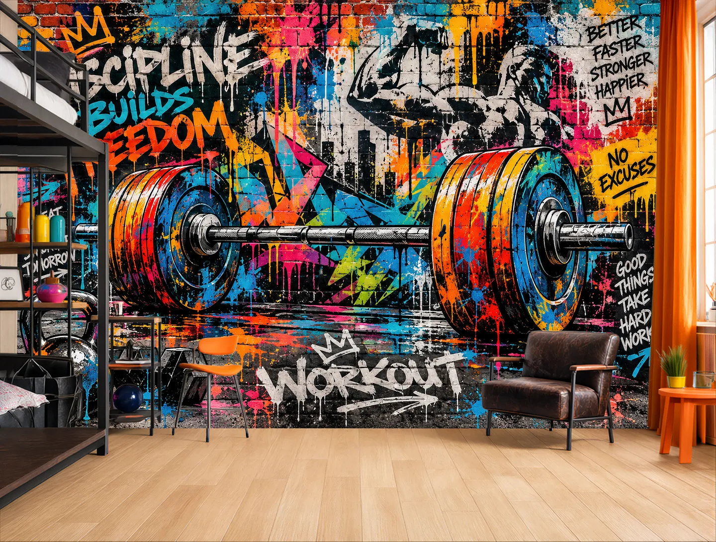 Gym graffiti — mockup 4